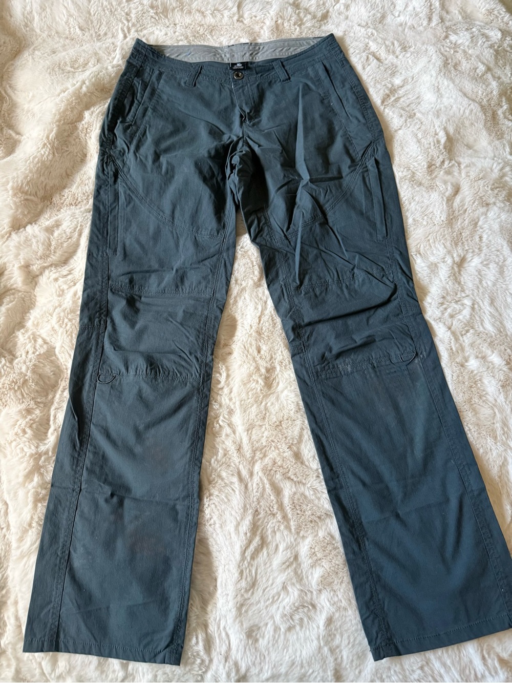 Kuhl Dark Blue Gray Roll Up Straight-Leg Casual Pants - Women’s Size 10